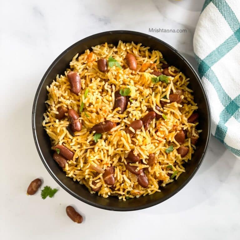 Rajma Pulao (Instant Pot Kidney Beans Rice) • Simple Sumptuous Cooking