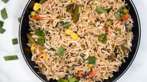 Instant Pot Vegetable Basmati Fried Rice